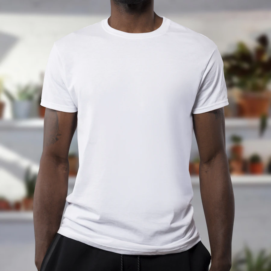 T-shirt Cracks on Track porté